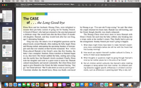 Preview
File
Edit
View
Go
Tools
Window
Help
Thu Apr 7 7:38 PM
Robert S. Feldman - Child Development_ A Topical Approach (2013, Pearson) - libge...
Page 320 of 609
Search
Robert S. Feld...
The CASE
Up
of ... the Long
Good-bye
298
Elena Ross and her husband, Hwang Chen, were delighted to
resume their pre-baby custom of going out for Sunday brunch.
A friend of Elena’s who had just returned to the area had proposed
a childcare swap: She would look after the Ross-Chen's 8-month-
old daughter, Hannah, and they would look after her son Greg,
age 2, alternating Sundays.
Greg was easy. He asked a lot of delightful questions and he
played nicely around Hannah, often making the baby laugh. Elena
and Hwang smiled, anticipating the upcoming Sundays of newspa-
pers and chat over omelets at their favorite restaurant. But when
Elena placed Hannah in her friend's arms that first Sunday, the
baby's face crumpled. Startled, Elena watched as Hannah began
to cry, then howl. Her friend cuddled the baby, smiling and cooing
into the tearful face, but Hannah’s howls escalated. Finally, Elena
took her daughter and went to a quiet room to nurse her. Hannah
calmed immediately and nursed contentedly. But when Elena tried
again to give Hannah to her friend, the baby resumed fussing. “Just
go," her friend advised. "She’ll calm down as soon as you're gone."
Uncertain whether she should leave, Elena was finally convinced
by Hwang to go. “I’m sure she’ll stop crying," he said. But when
the couple returned two hours later, Hannah was still howling, and
her friend, though cheerful, was clearly exhausted.
The Hwang-Chens tried twice more to leave Hannah with
Elena's friend, but each time the baby sobbed, only breaking into
a wispy smile at her mother's return. They finally had to give up
the arrangement. Sunday brunch just wasn't going to happen.
299
1. What steps might Elena have taken to make Hannah's experi-
ence more comfortable before she left her with the friend that
first Sunday morning?
2. How would you explain Hannah's sudden outburst to Elena, in
terms of infant social development?
Review, Check, and Apply
3. What thoughts or questions might be going through Hannah's
mind as her mother places her in the arms of her friend?
300
4. Not all children exhibit outbursts like Hannah's when meeting
strangers or being parted from their mother. Do different part-
ing behaviors suggest specific differences in children's environ-
ments, such as differences in parenting style? Why or why not?
The CASE
««LOOKING BACK
301
71
APR
7
étv Nuli
