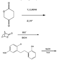 1.) LIAIH4
2.) H*
EtO
EHOH
OH
NaOH
NO2"
heat
