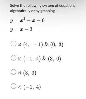 Answered: Solve The Following System Of Equations… | Bartleby