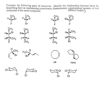 Answered: Consider the following pairs of… | bartleby