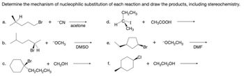 Answered: Determine the mechanism of nucleophilic… | bartleby