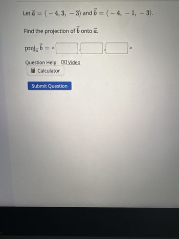 Answered: Let A = (-4, 3, -3) And 6=(-4,-1, -3).… | Bartleby