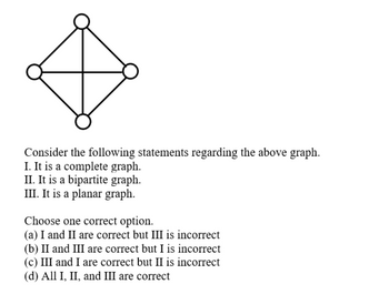 Answered: Consider The Following Statements… | Bartleby