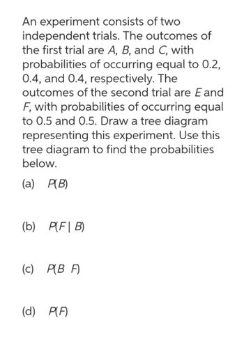 trial and experiment difference