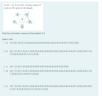 Answered: Let B = {1,2, 3, 4, 5}. A binary…