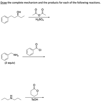 Answered: Draw the complete mechanism and the… | bartleby