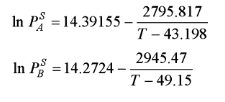 2795.817
T-43.198
2945.47
T - 49.15
In P = 14.39155-
In P = 14.2724-