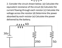 Answered: 2. Consider The Circuit Shown Below.… | Bartleby