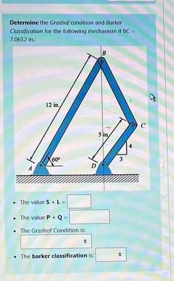 Answered: Determine the Grashof condition and… | bartleby