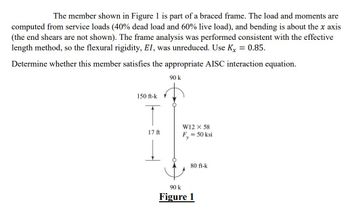 Answered: The Member Shown In Figure 1 Is Part Of… | Bartleby