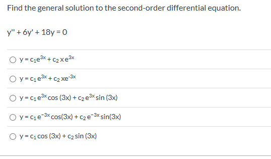 Answered Find The General Solution To The… Bartleby