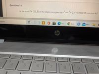 Question 14
For the point P=(11,3) on the elliptic curve given by y = x° +2x +5mod19, calculate 4 P.
*Un..
O Revi.
R.
Inbo...
search
hp
16
10
&
*-
6.
7.
8.
