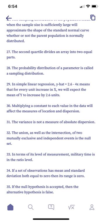 Answered: Questions: 41 A Conclusion That Two… | Bartleby