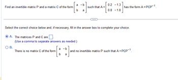 Answered Find an invertible matrix P and a bartleby