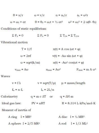 Answered: please use the equations provided to… | bartleby