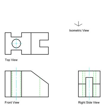 Answered: Given the top view, front view, and… | bartleby