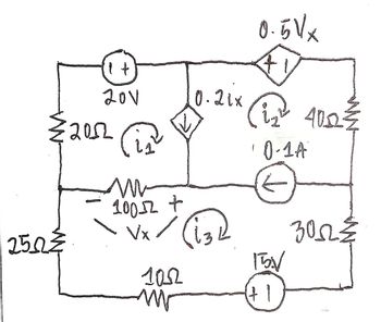 Answered: Using The Mesh Analysis, Solve For The… | Bartleby