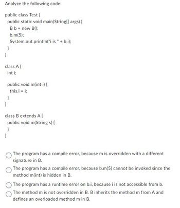 Answered: Analyze The Following Code: Public… | Bartleby