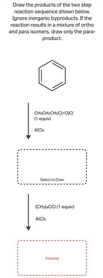 Answered Draw The Products Of The Two Step Bartleby 7228