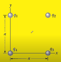 Answered: From The Figure, The Four Particles… | Bartleby