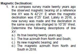 Answered: Magnetic Declination: 1. In A Compass… | Bartleby