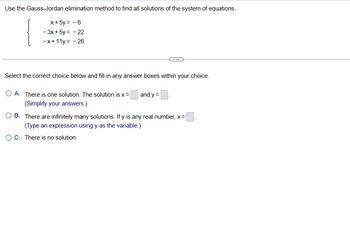 Answered: Use The Gauss-Jordan Elimination Method… | Bartleby