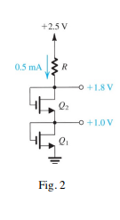 +2.5 V
0.5 mA R
0 +1.8 V
-0 +1.0 V
li
Fig. 2