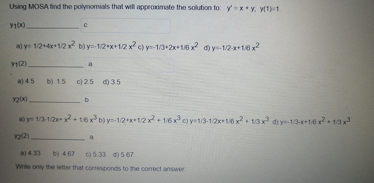 Answered Using Mosa Find The Polynomials That Bartleby