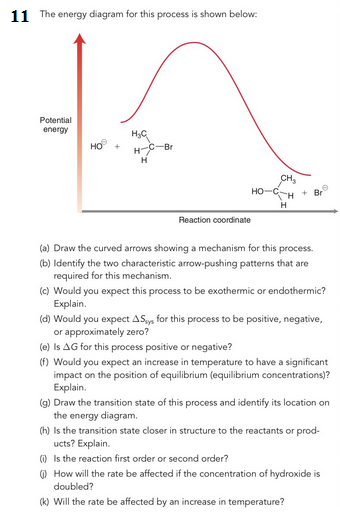 Answered 11 The Energy Diagram For This Process… Bartleby