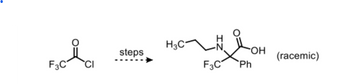 steps
F3C
CI
H3C
IZ
H3CH
F3C Ph
-OH
(racemic)