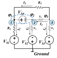 I3
R5
V s4 –
Pı.
P2
R3 P3
+1)
3
1
I3
R1
R2
R4
+
Vs1
Vs2+
Vs +
S3
Ground
2.
