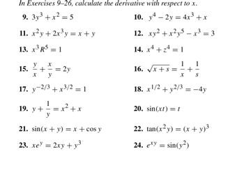 Answered: In Exercises 9-26, calculate the… | bartleby