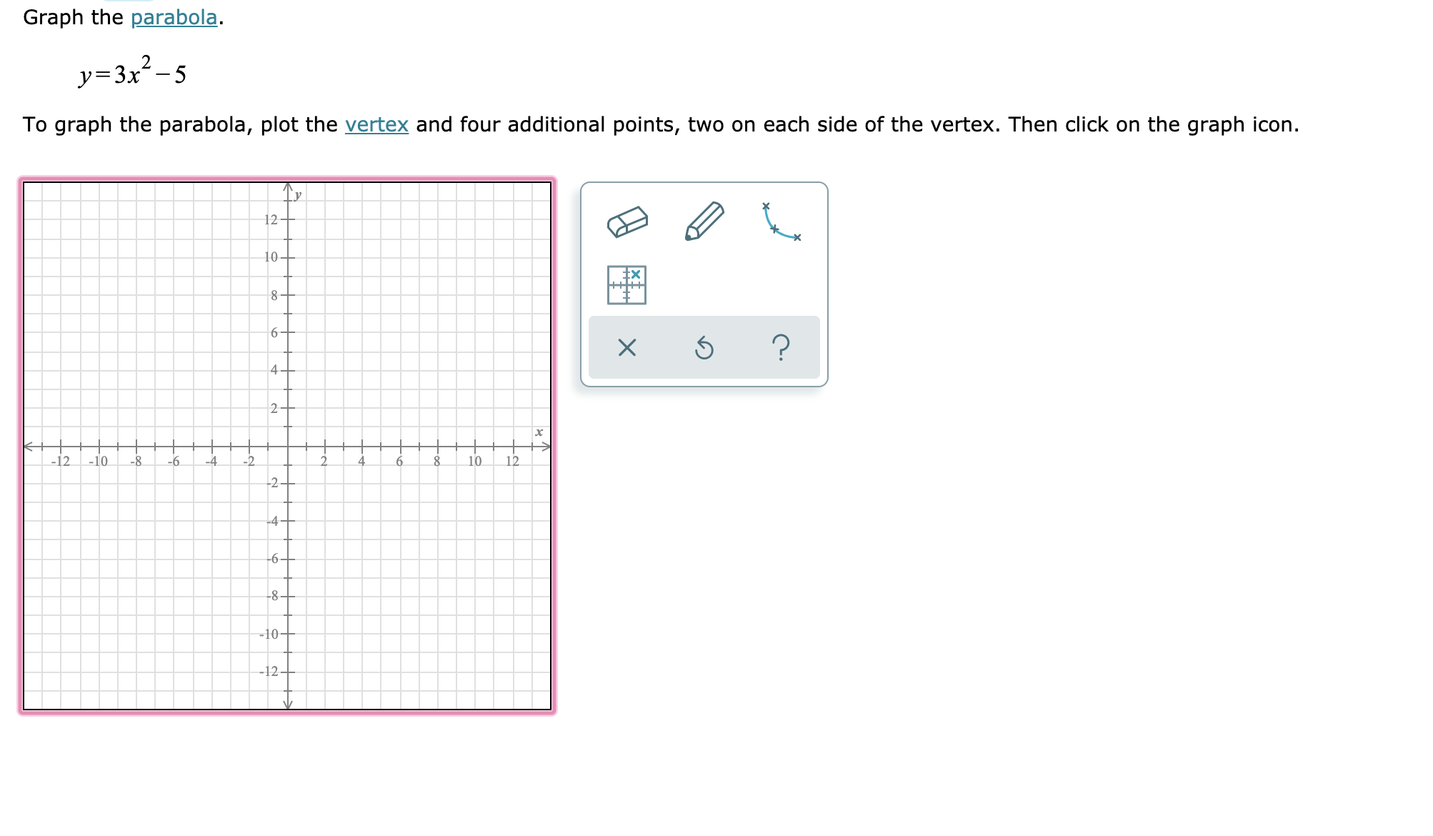 graph the parabola y x 2 5