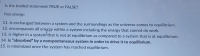 14. is "absorbed" by a nonspontaneous system in order to drive it to equilibrium.
15 ic minimi
