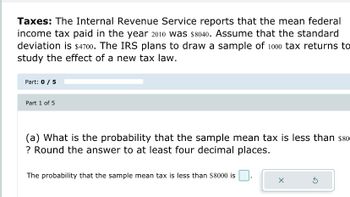 Answered: Taxes: The Internal Revenue Service… | Bartleby