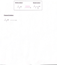 Starting material
Desired product
multi-step
synthesis?
HO
HO
Proposed Synthesis:
HO
