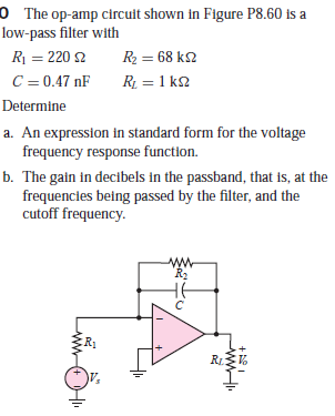 Answered: 0 The Op-amp Circuit Shown In Figure… | Bartleby