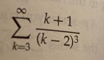 Answered: k=3 k+1 (k - 2)³ | bartleby