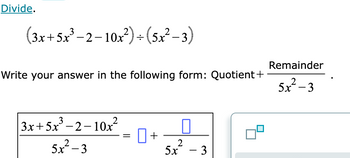 5 2 10 divided by 5 x 2 3