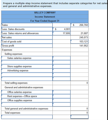 Answered: Prepare a multiple-step income… | bartleby