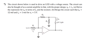 Answered: The Circuit Shown Below Is Used To… | Bartleby