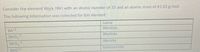 Consider the element Work (Wr) with an atomic number of 33 and an atomic mass of 81.03 g/mol.
The following information was collected for this element
name
Wr 2
Workide
Wro,2
Wro2
Workate
Workite
Wro 3
hyboworkite
