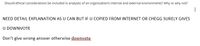 Should ethical considerations be included in analyses of an organization's internal and external environments? Why or why not?
NEED DETAIL EXPLANATION AS U CAN BUT IF U COPIED FROM INTERNET OR CHEGG SURELY GIVES
U DOWNVOTE
Don't give wrong answer otherwise downvote
