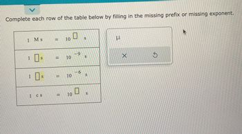 Answered Complete each row of the table below by bartleby