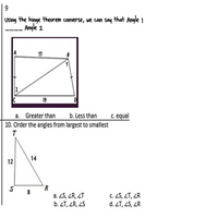 converse hinge theorem