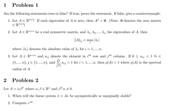 Answered 3. Let A R x and aij denote the bartleby