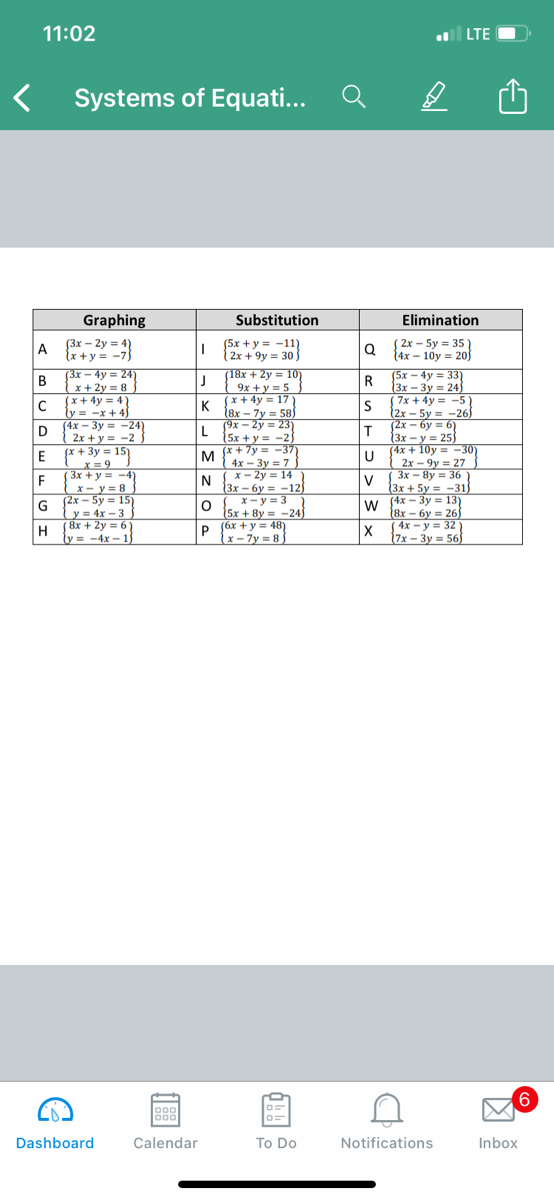 Answered Graphing Substitution Elimination A 3x Bartleby