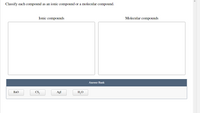 Answered Classify each compound as an ionic bartleby