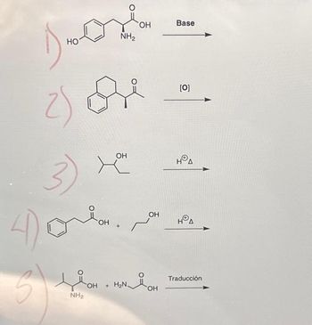 همك
NH₂
OH
3) x
Dorlar.
4)
5
OH
2) ore".
OH +
سر
OH
Base
И воно нивон
OH + H₂N.
NH₂
[0]
Traducción