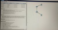 Logical Physicalx 8. y: 531
Addressing Table
Device
Interface
IP Address
Subnet Mask
Room-145
VLAN 1
172.16 5.35
255 255.255.0
Room-146
VLAN 1
172.16.5.40
255 255.255.0
Manager
Manager
NIC
172.16.5 50
255.255.255.0
Reception
NIC
172.16.5.60
255 255.255 0
Roor 145
Objectives
• Configure hostnames and IP addresses on two Cisco Internetwork Operating System (IOS)
switches using the command-line interface (CLI).
. Use Cisco lOS commands to specity or limit access to the device configurations.
Use 1OS commands to save the running configuration
Room-146
• Configure two host devices with IP addresses
• Verify connectivity between the two PC end devices.
Scenario
As a recently hired LAN technician, your network manager has asked you to demonstrate your
ability to configure a small LAN. Your tasks include configuring initial settings on two switches using
the Cisco IOS and configuring IP address parameters on host devices to provide end-to-end
connectivity. You are to use two switches and two hosts/PCs on a cabled and powered network
Reception
Instructions
Configure the devices to fulfill the requirements below.
Requirements
• Use a console connection to access each switch.
• Name Room 145 and Room 146 switches.
• Use the xAw6k password for all lines.
• Use the 6EBUP secret password.
Encrypt all clear text passwords.
• Configure an appropriate message-of-the-day (MOTD) banner
• Configure addressing for all devices according to the Addressing Table.
• Save your configurations.
• Verify connectivity between all devices.
Completion: 0%
